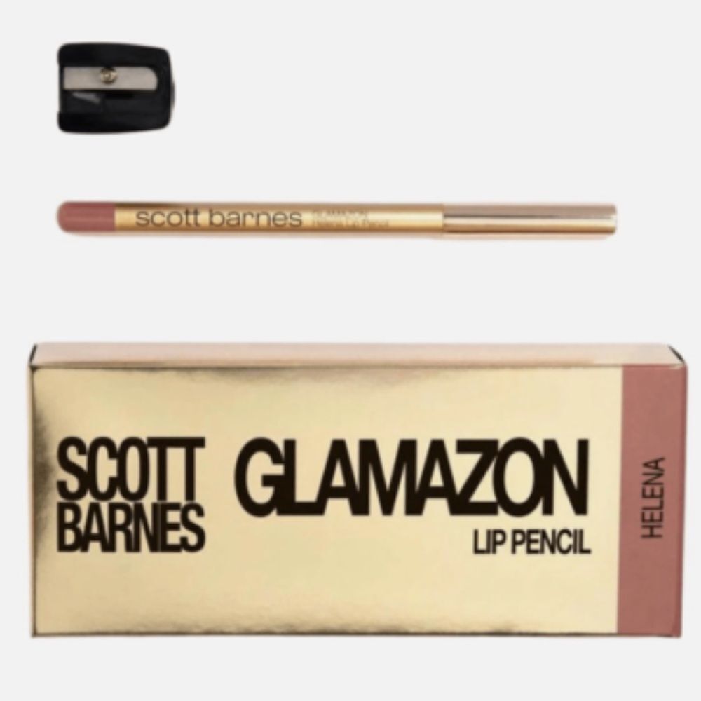 Scott Barnes Glamazon Lip Pencil with Sharpener Peachy Neutral Nude